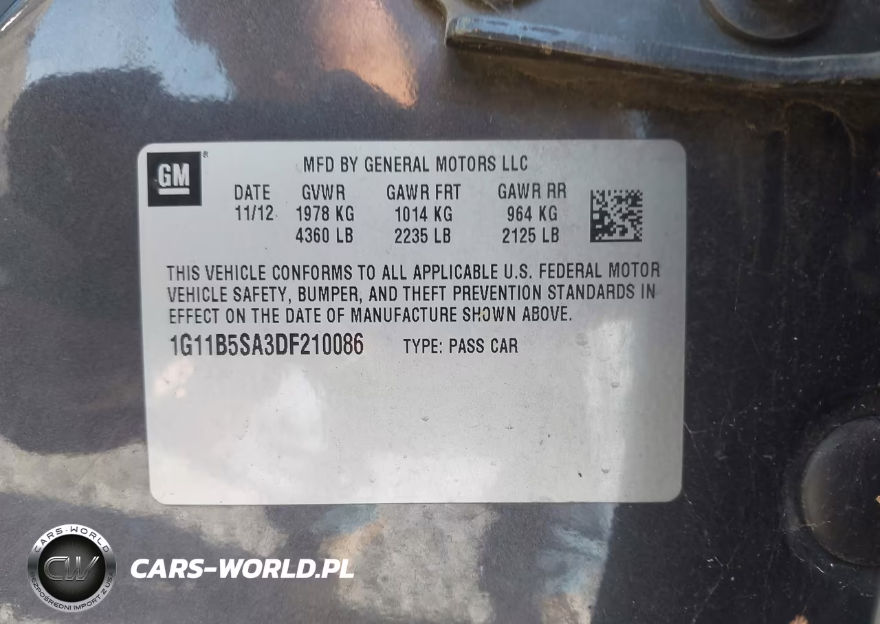 2013 Chevrolet Malibu 1Ls VIN:1G11B5SA3DF210086 - 9