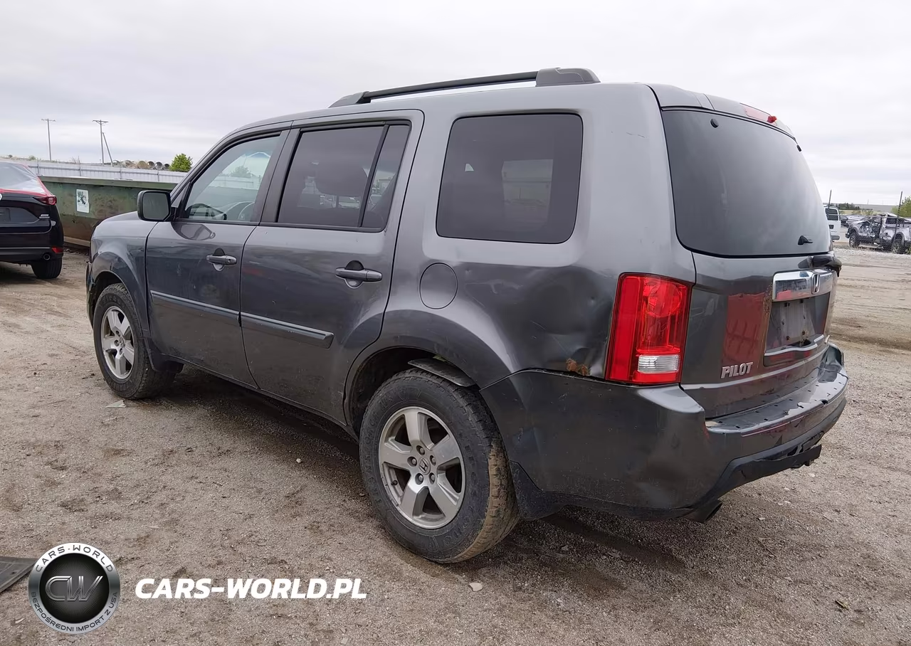 2011 Honda Pilot Ex-L VIN:5FNYF4H57BB047586 - 3