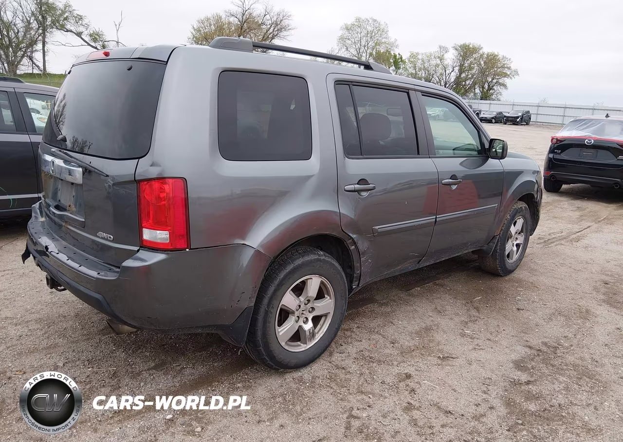 2011 Honda Pilot Ex-L VIN:5FNYF4H57BB047586 - 4