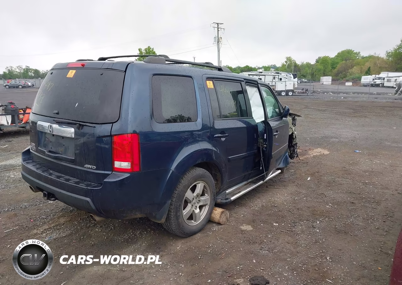2011 Honda Pilot Ex-L VIN:5FNYF4H79BB067873 - 4