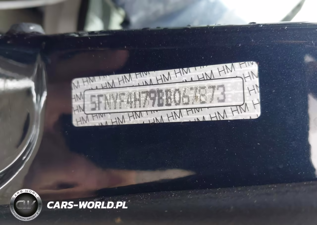 2011 Honda Pilot Ex-L VIN:5FNYF4H79BB067873 - 9