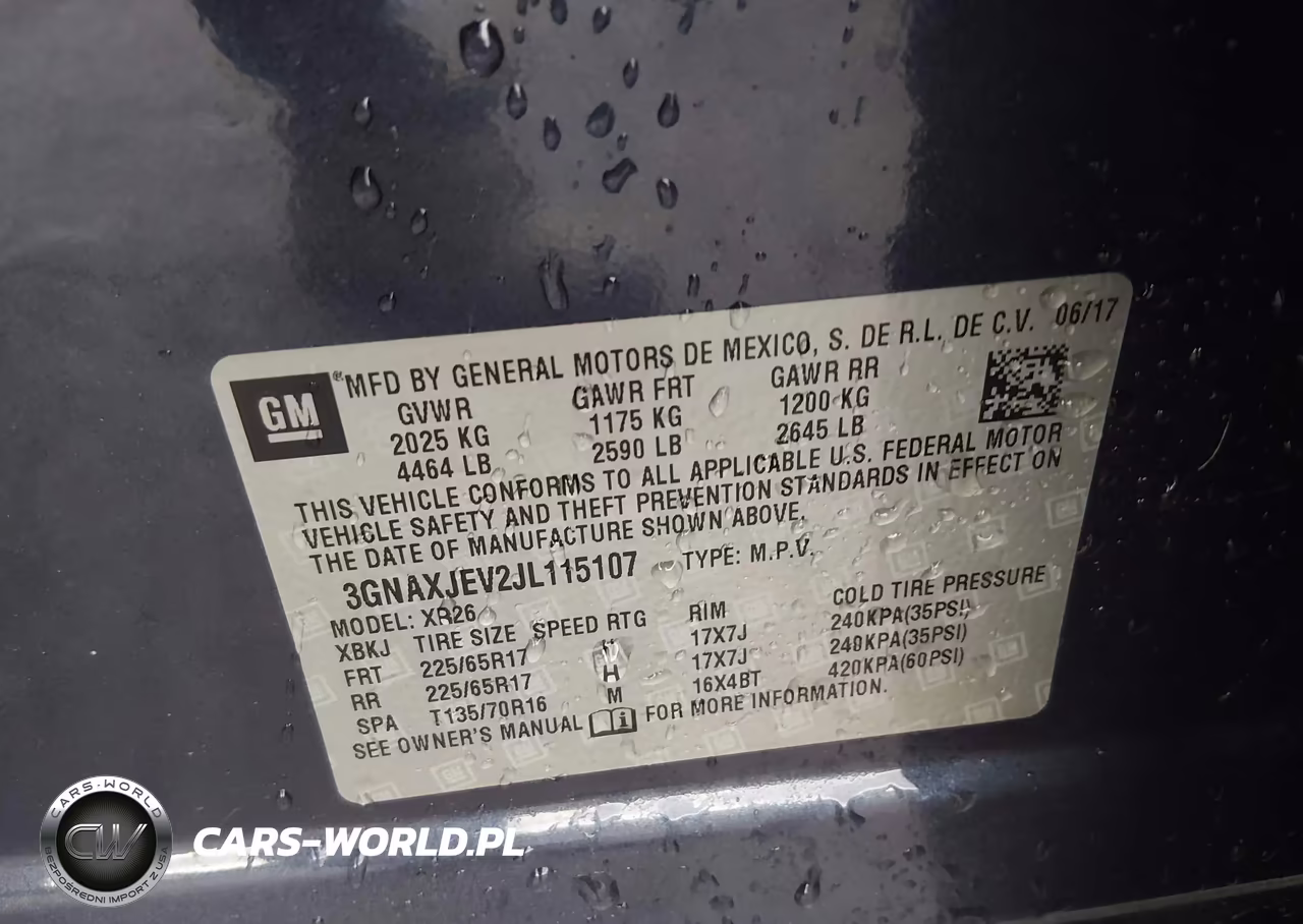 2018 Chevrolet Equinox Lt VIN:3GNAXJEV2JL115107 - 9