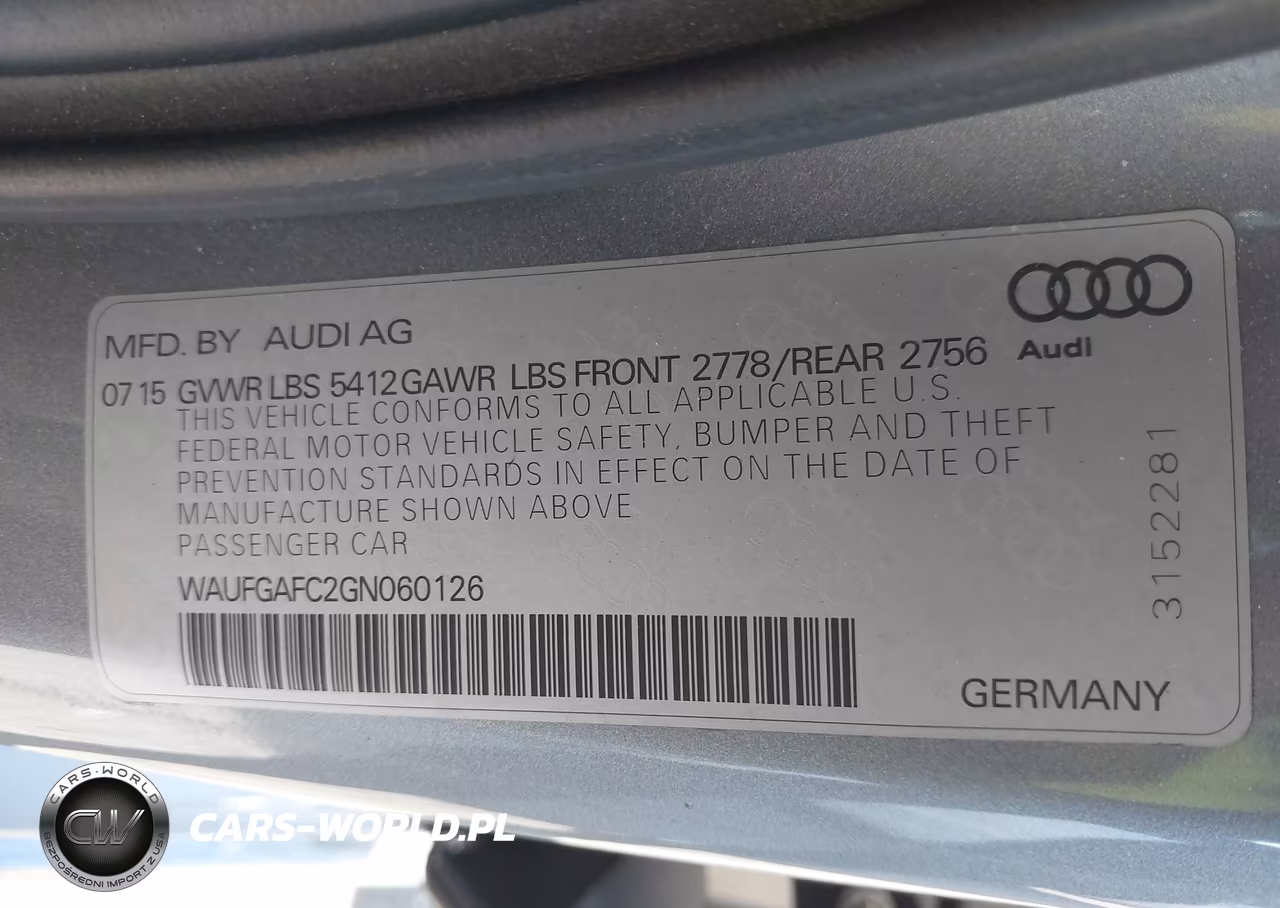 2016 Audi A6 3.0T Premium Plus VIN:WAUFGAFC2GN060126 - 9