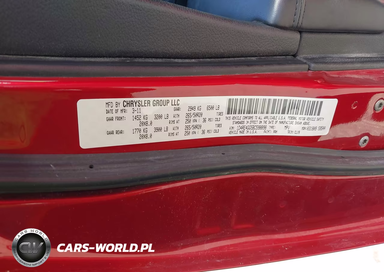 2011 Dodge Durango Crew VIN:1D4RE4GG5BC598898 - 9