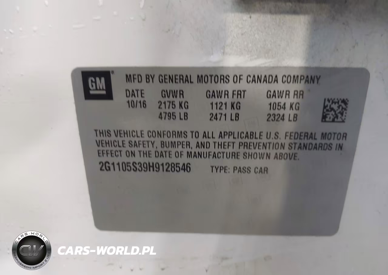 2017 Chevrolet Impala 1Lt VIN:2G1105S39H9128546 - 9