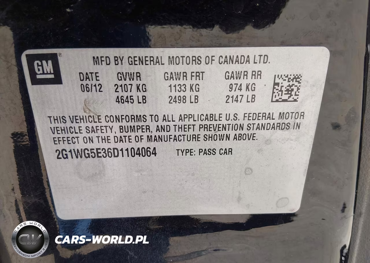2013 Chevrolet Impala Lt VIN:2G1WG5E36D1104064 - 9