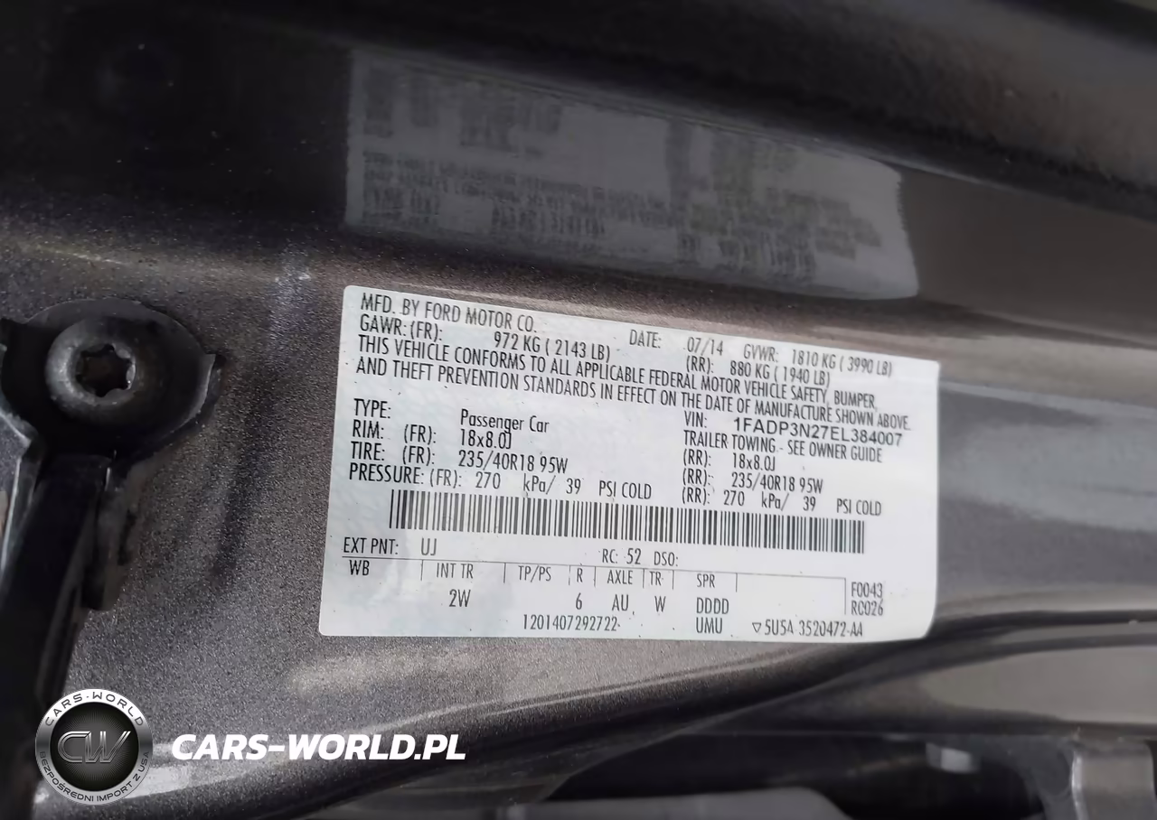 2014 Ford Focus Titanium VIN:1FADP3N27EL384007 - 9