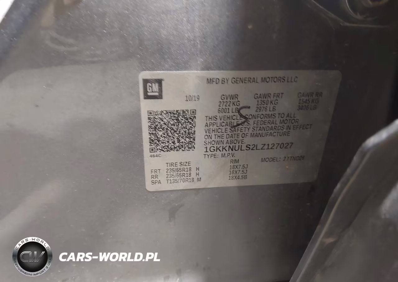 2020 GMC Acadia Awd Slt VIN:1GKKNULS2LZ127027 - 9