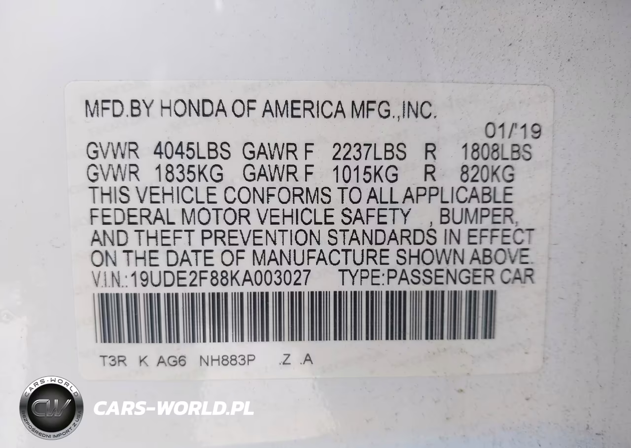 2019 Acura Ilx Premium A-Spec Packages-Technology A-Spec Packages VIN:19UDE2F88KA003027 - 9