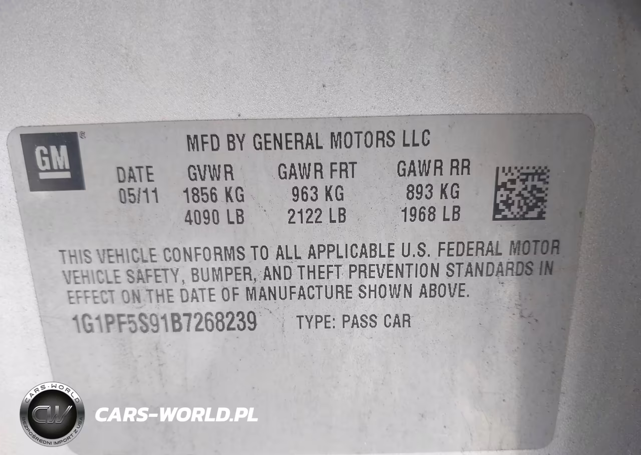 2011 Chevrolet Cruze 1Lt VIN:1G1PF5S91B7268239 - 9
