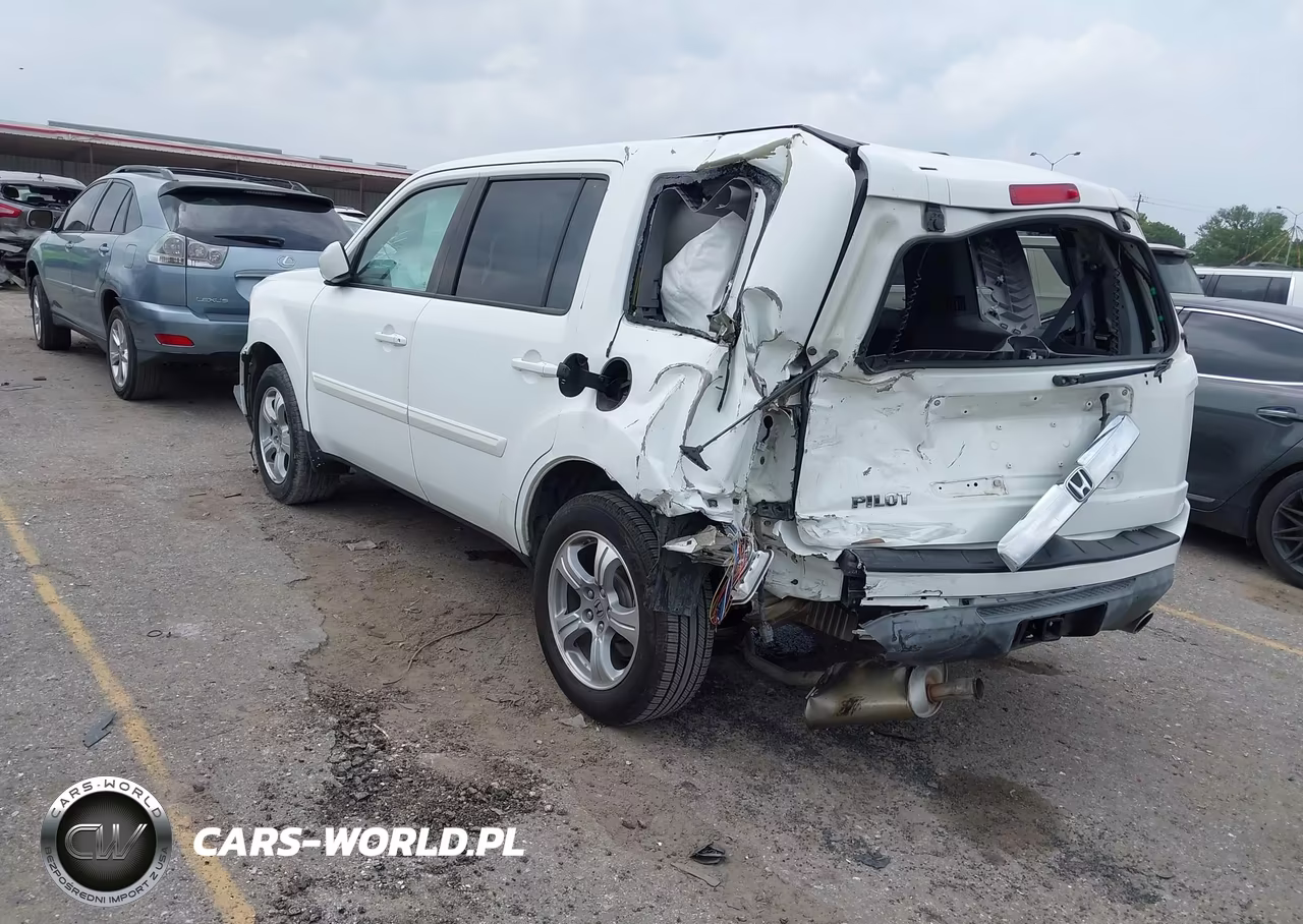 2014 Honda Pilot Ex-L VIN:5FNYF3H55EB017369 - 3