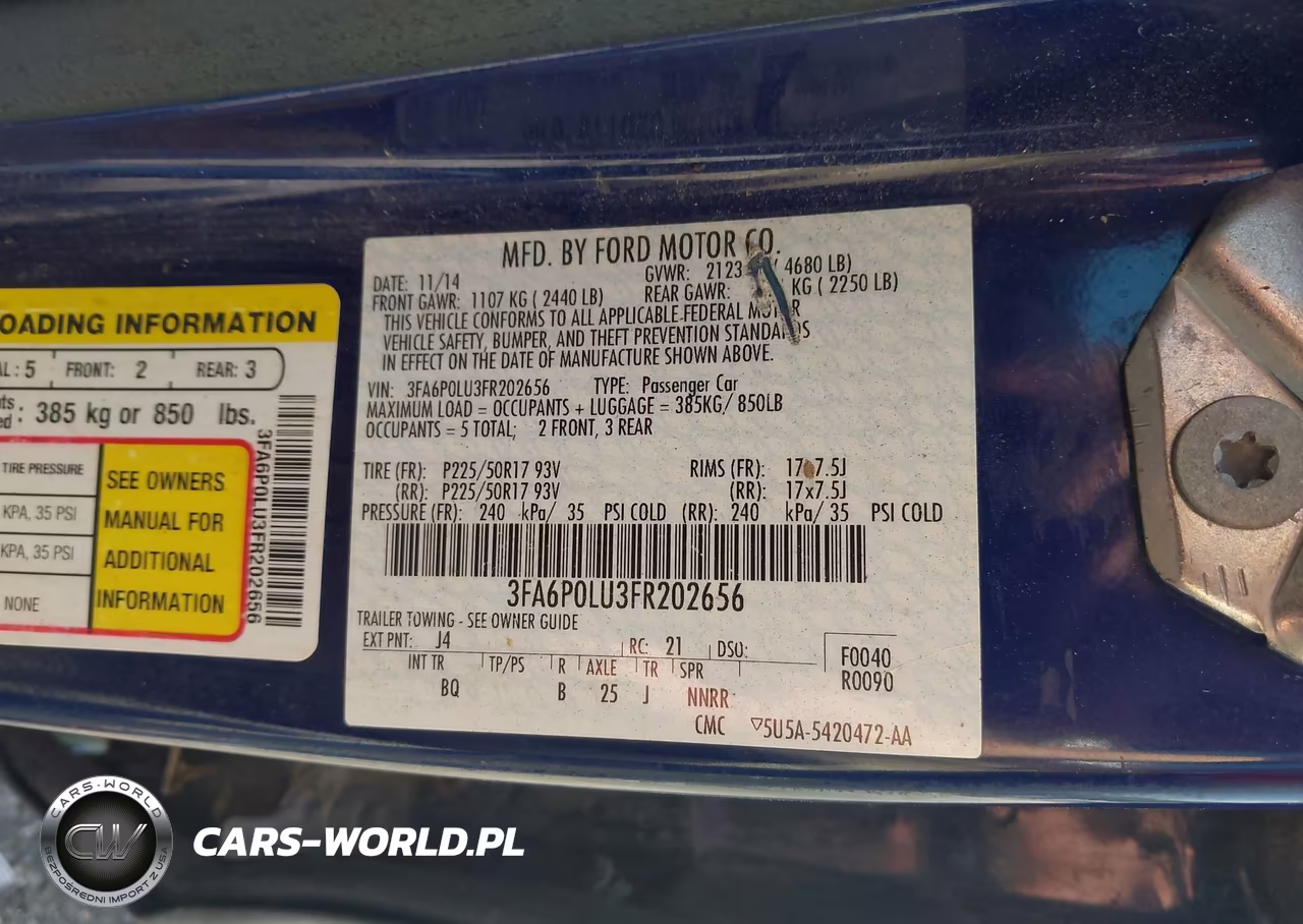 2015 Ford Fusion Hybrid Se VIN:3FA6P0LU3FR202656 - 9