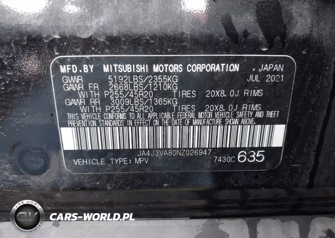 2022 Mitsubishi Outlander Sel 2.5 2Wd-Sel Special Edition 2Wd VIN:JA4J3VA80NZ026947 - 9
