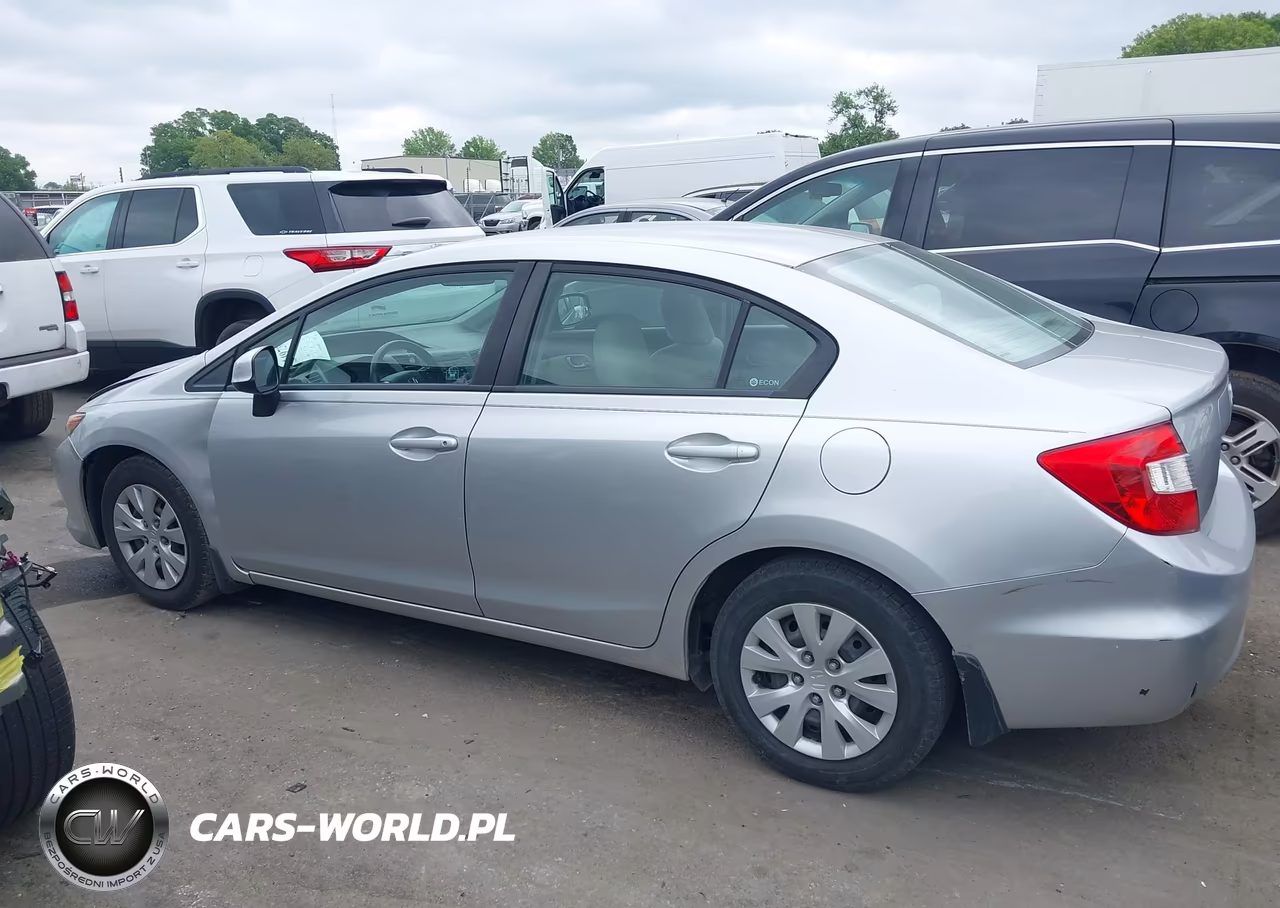 2012 Honda Civic Lx VIN:2HGFB2F54CH333709 - 14