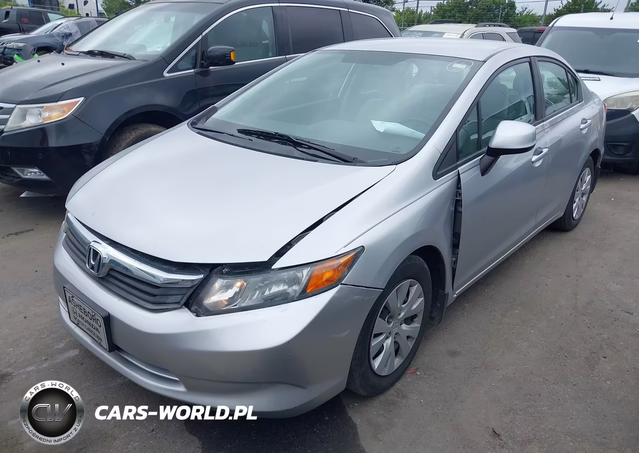 2012 Honda Civic Lx VIN:2HGFB2F54CH333709 - 2