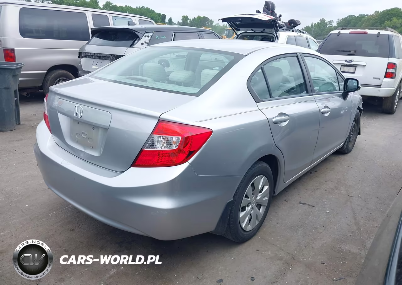2012 Honda Civic Lx VIN:2HGFB2F54CH333709 - 4