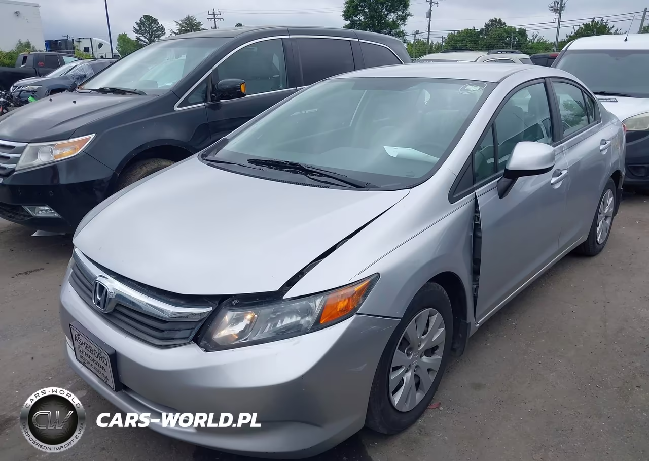 2012 Honda Civic Lx VIN:2HGFB2F54CH333709 - 6