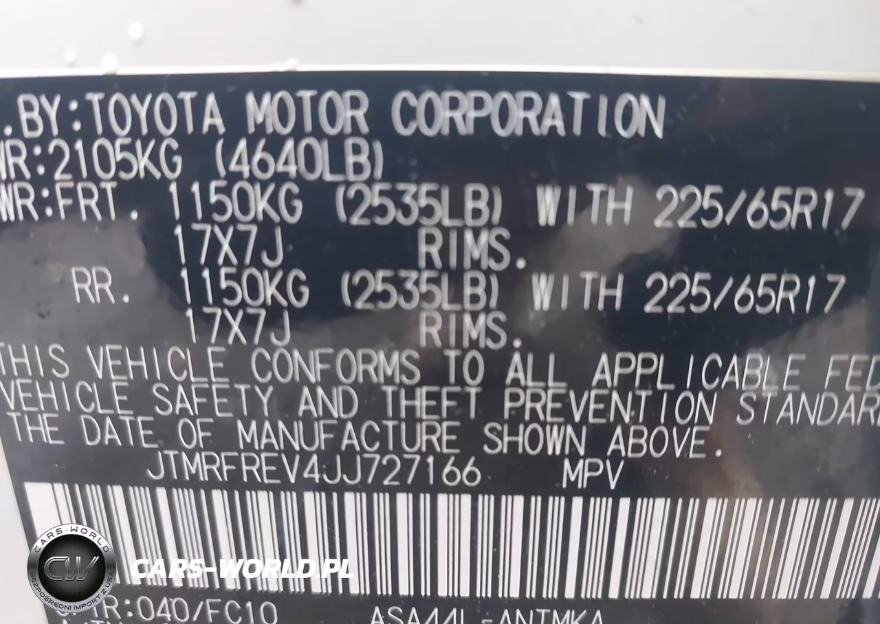 2018 Toyota Rav4 Xle VIN:JTMRFREV4JJ727166 - 9