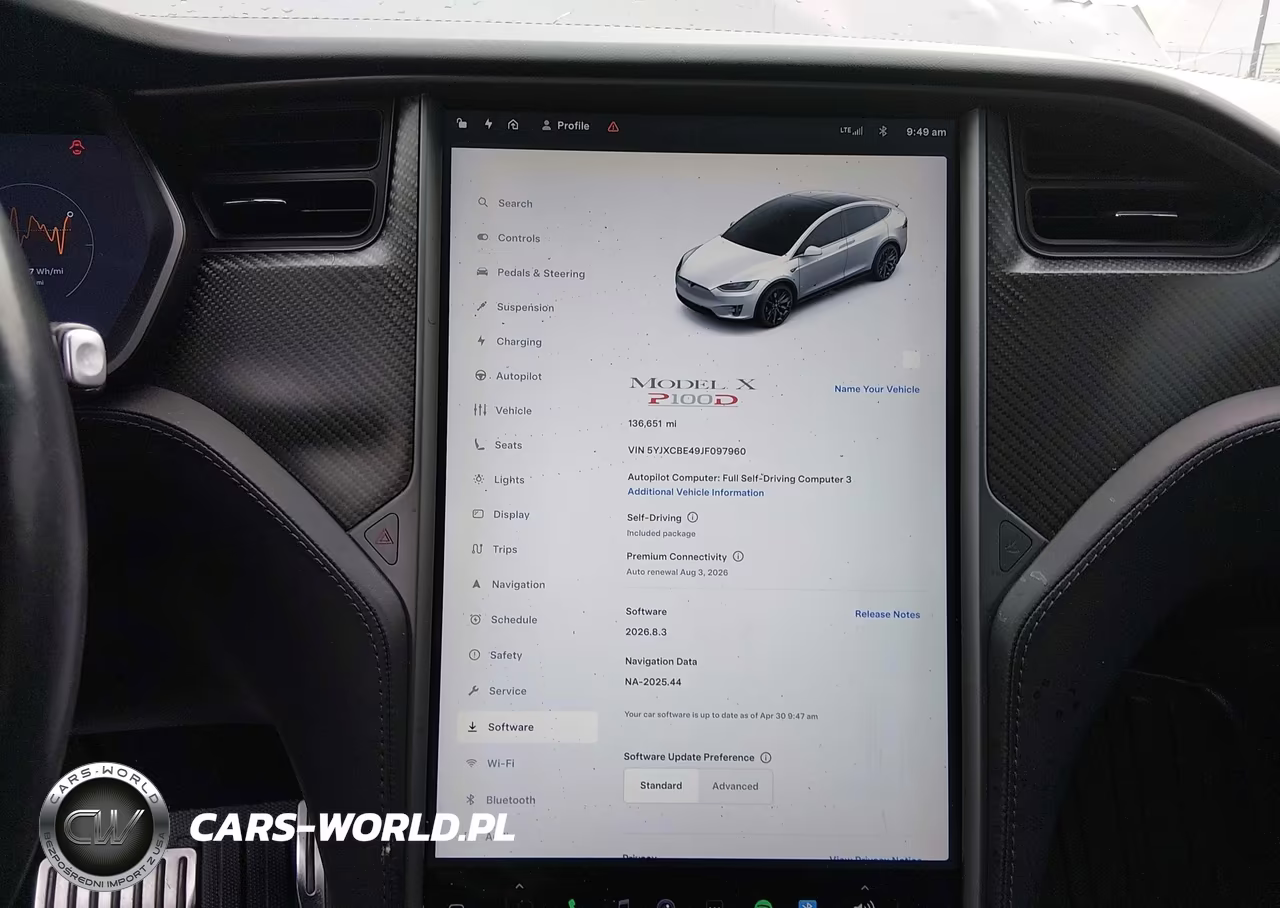 2018 Tesla Model X 100D-75D-P100D VIN:5YJXCBE49JF097960 - 18