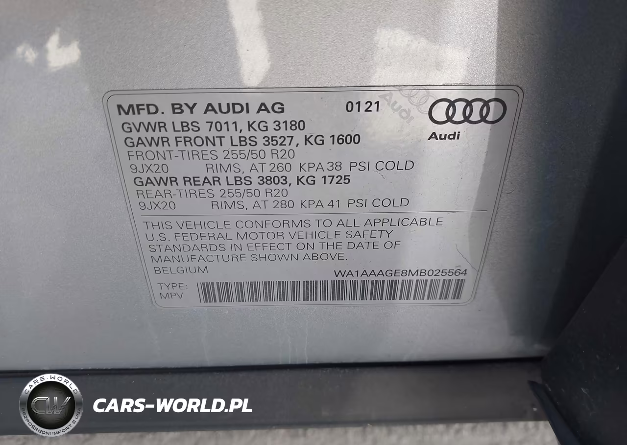 2021 Audi E-Tron Premium Quattro VIN:WA1AAAGE8MB025564 - 9