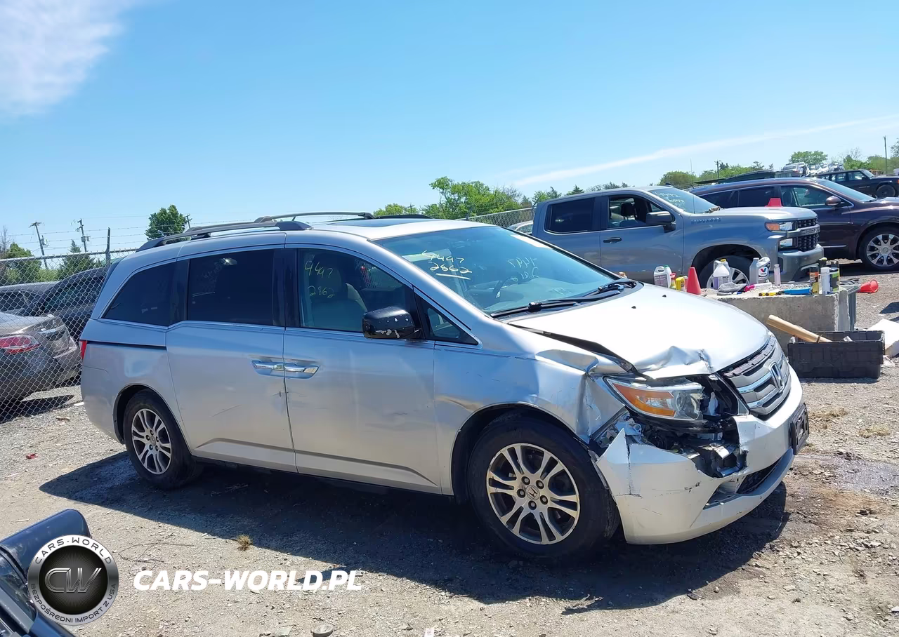 2013 Honda Odyssey Ex-L VIN:5FNRL5H68DB046879 - 13