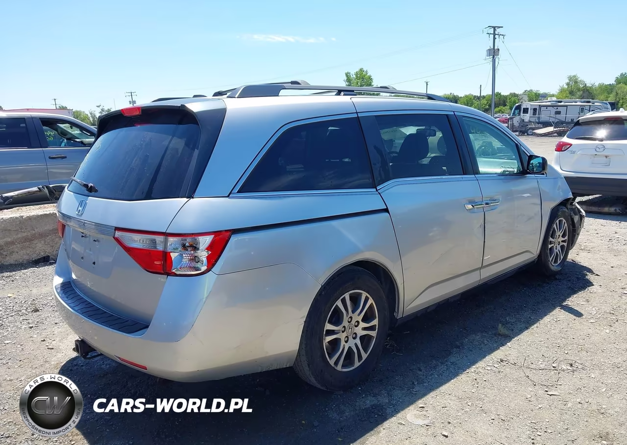 2013 Honda Odyssey Ex-L VIN:5FNRL5H68DB046879 - 4