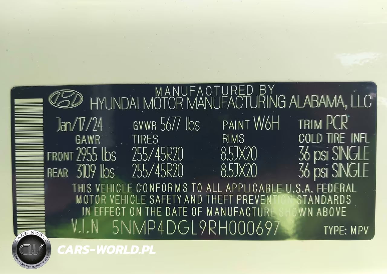 2024 Hyundai Santa Fe Limited VIN:5NMP4DGL9RH000697 - 9