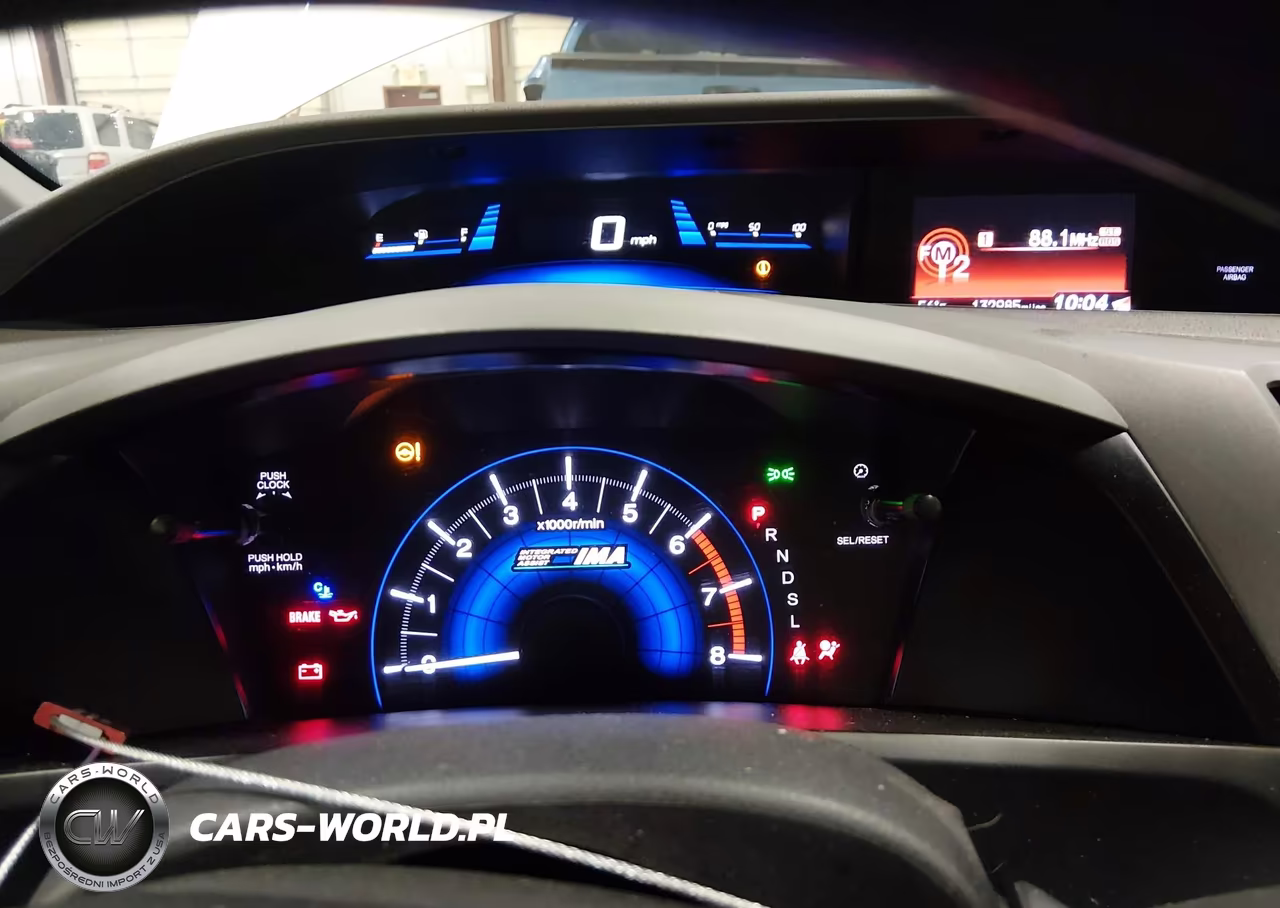 2012 Honda Civic Hybrid VIN:JHMFB4F23CS005558 - 7