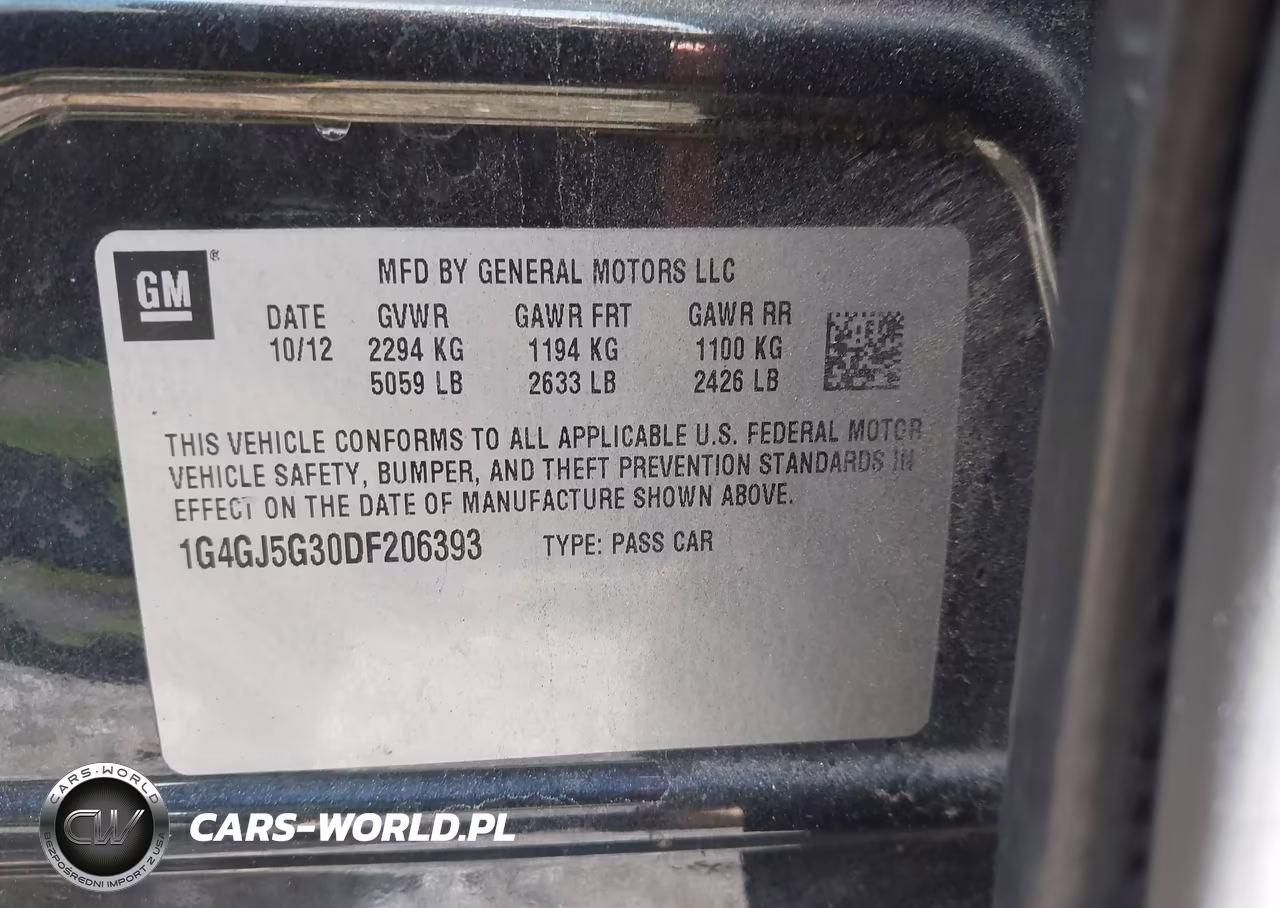 2013 Buick Lacrosse Touring Group VIN:1G4GJ5G30DF206393 - 9
