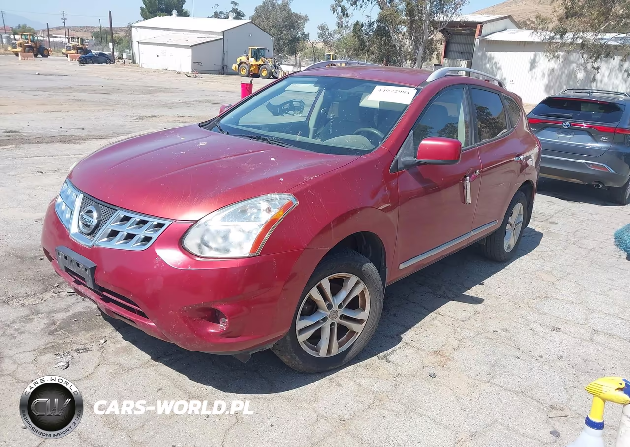 2013 Nissan Rogue Sv VIN:JN8AS5MV6DW612101 - 2