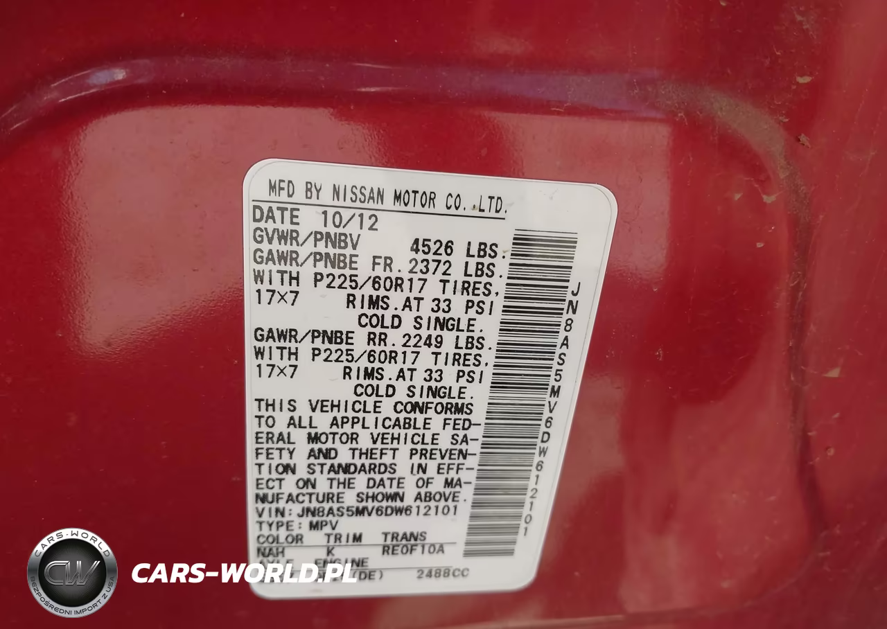 2013 Nissan Rogue Sv VIN:JN8AS5MV6DW612101 - 9