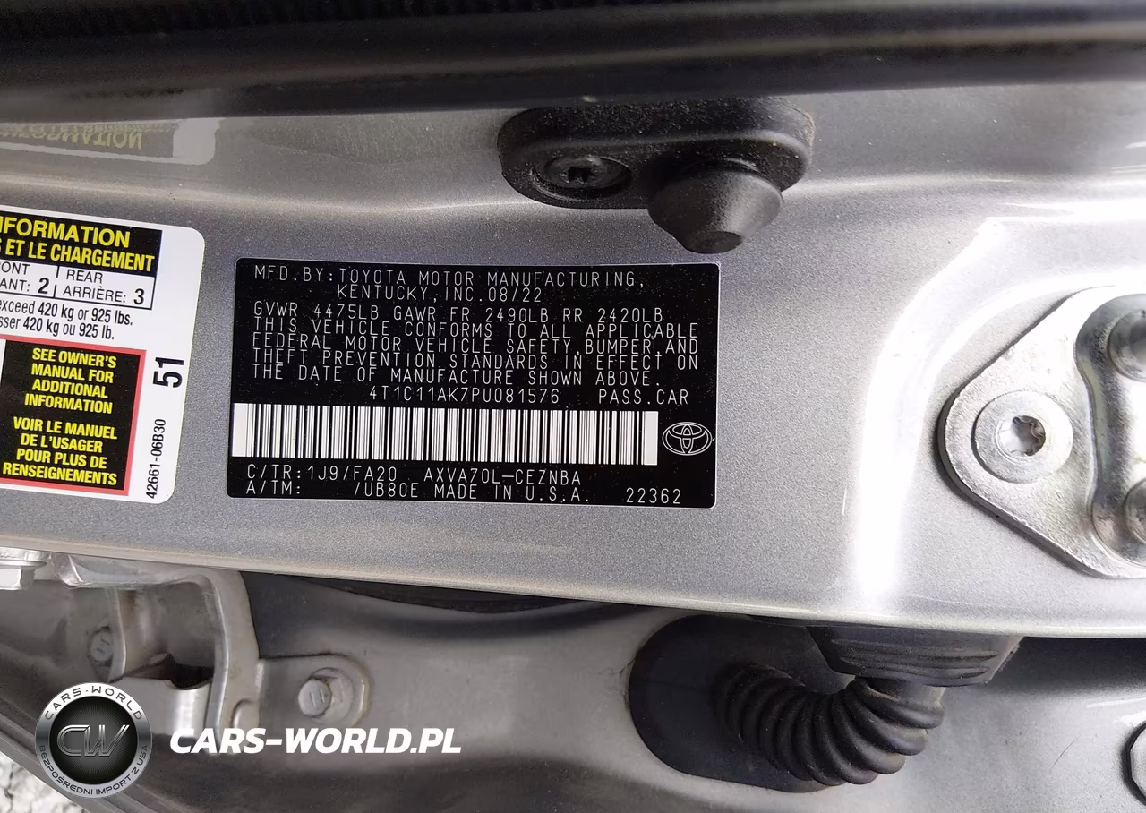 2023 Toyota Camry Le VIN:4T1C11AK7PU081576 - 9