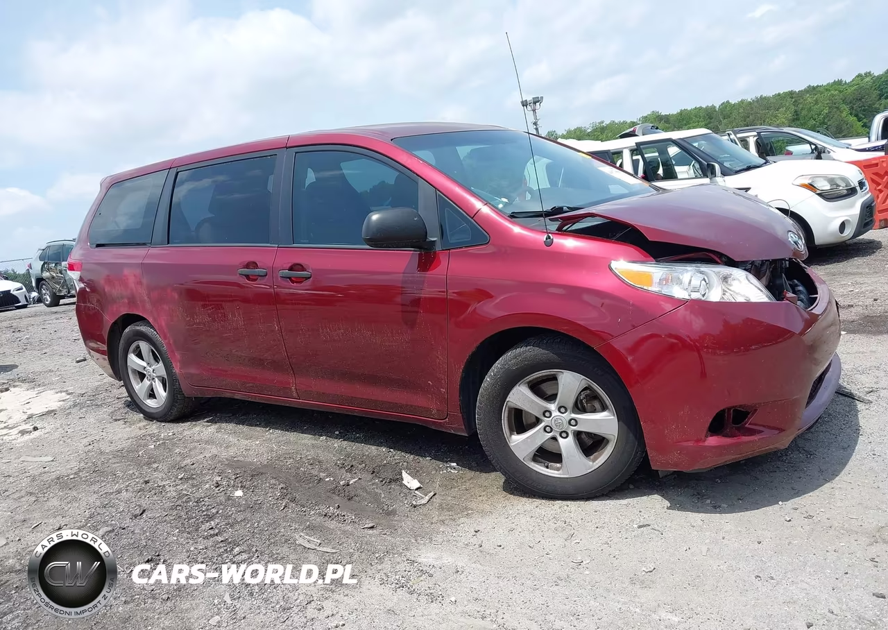 2011 Toyota Sienna Base V6 VIN:5TDZK3DC6BS147673 - 14