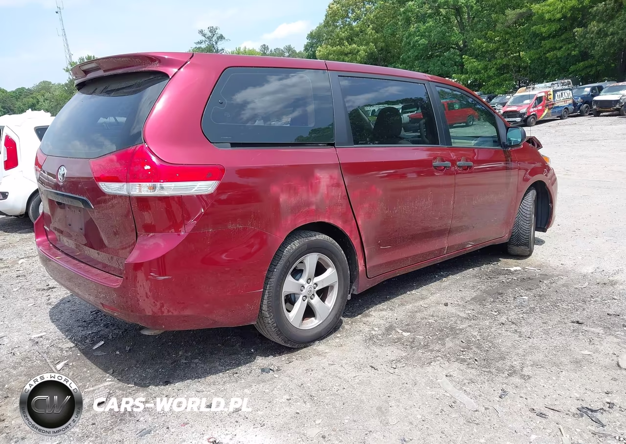 2011 Toyota Sienna Base V6 VIN:5TDZK3DC6BS147673 - 4