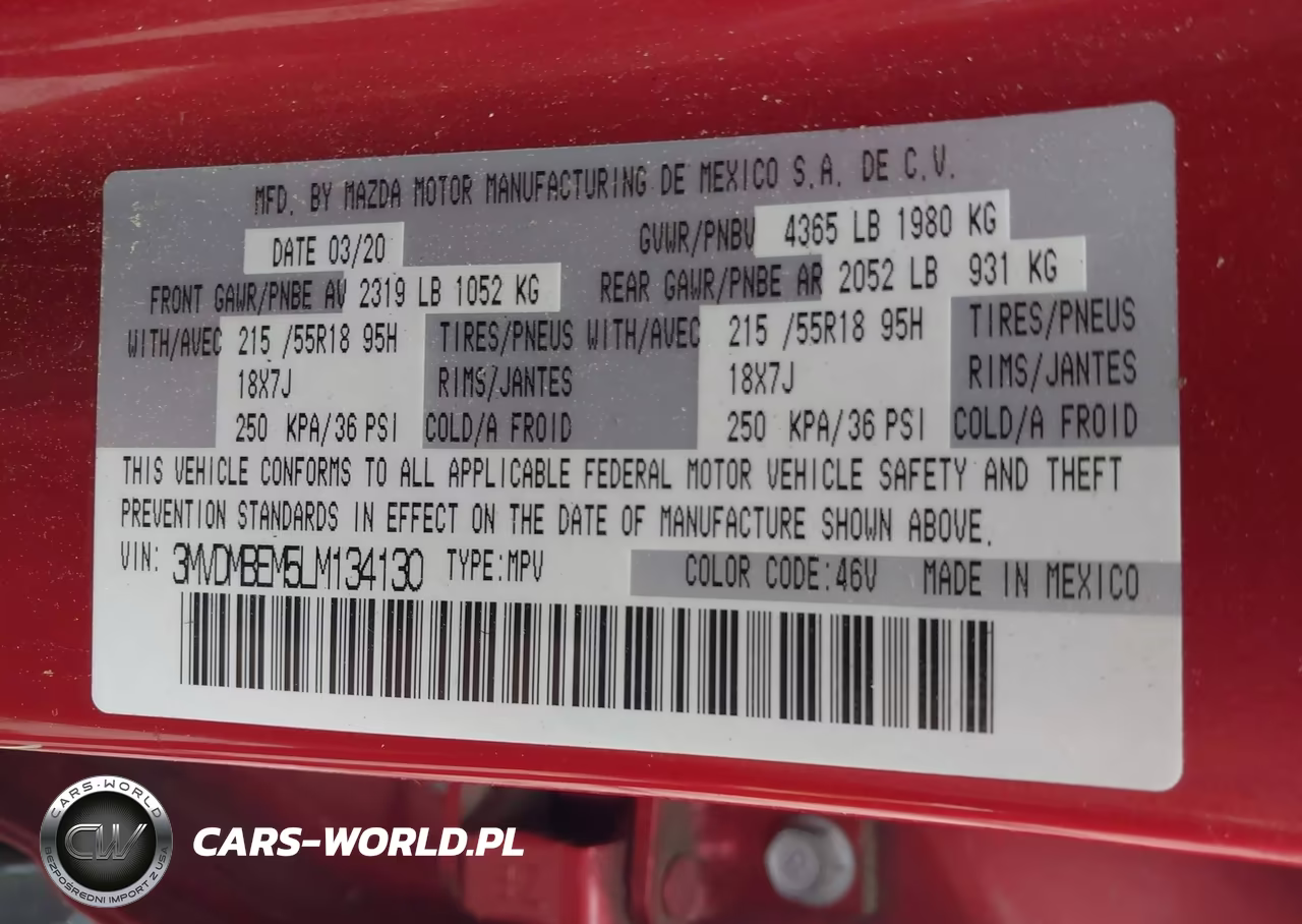 2020 Mazda Cx-30 Premium Package VIN:3MVDMBEM5LM134130 - 9