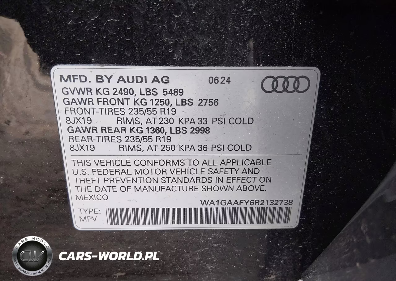 2024 Audi Q5 Premium 45 Tfsi S Line Quattro VIN:WA1GAAFY6R2132738 - 9