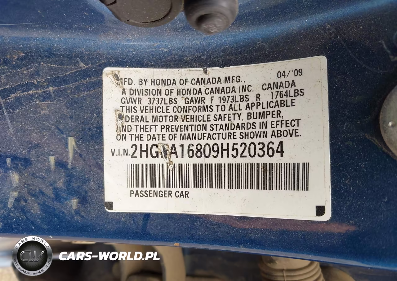 2009 Honda Civic Ex VIN:2HGFA16809H520364 - 9