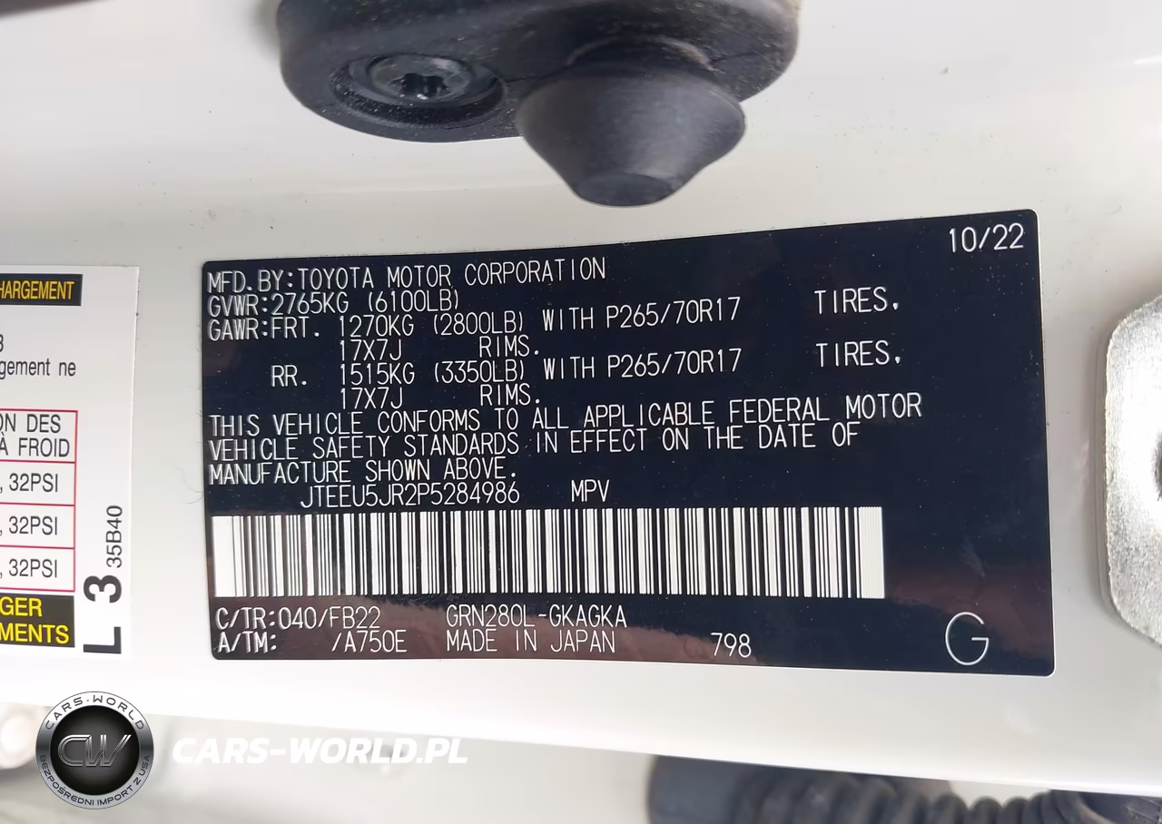 2023 Toyota 4Runner Sr5 VIN:JTEEU5JR2P5284986 - 9