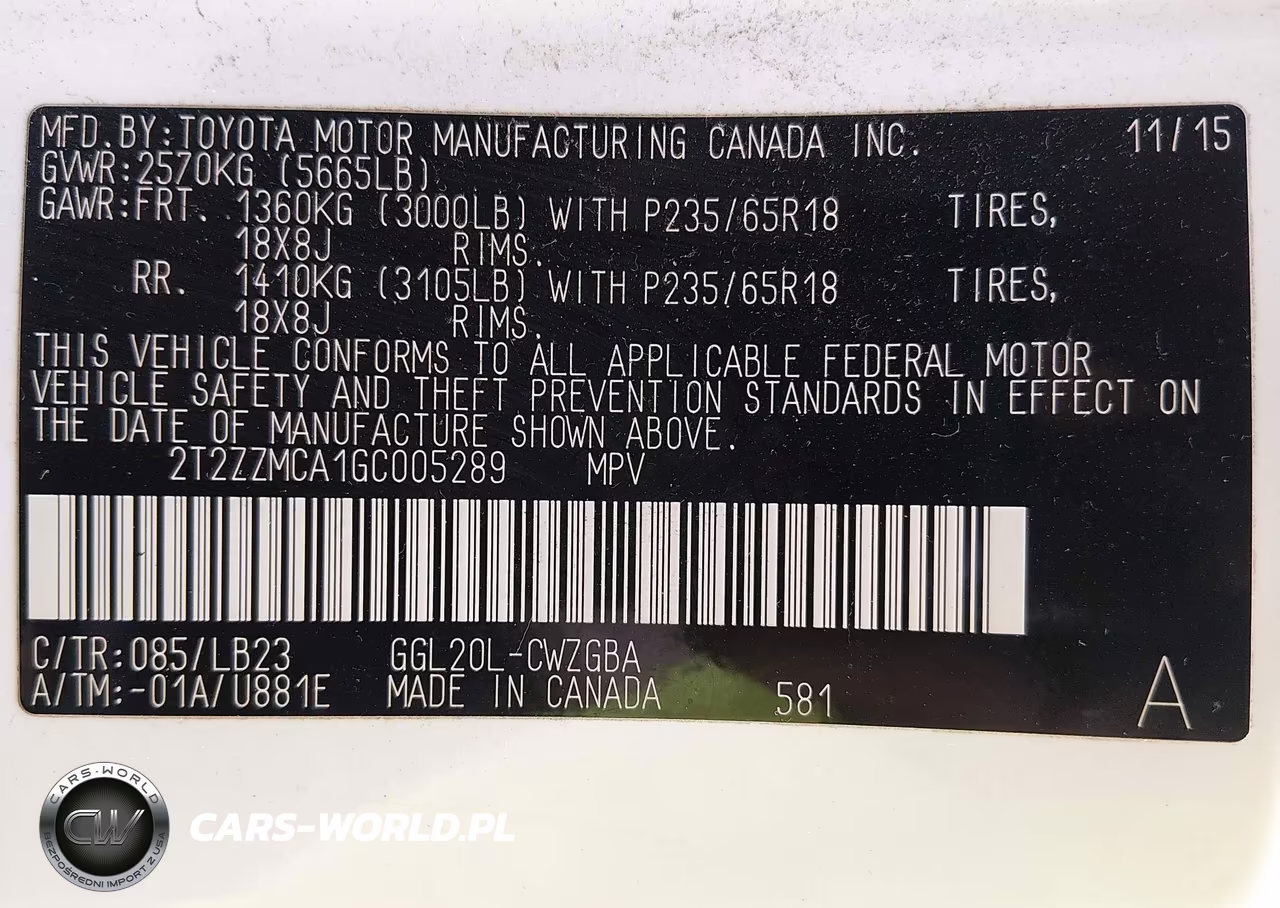 2016 Lexus Rx 350 VIN:2T2ZZMCA1GC005289 - 9