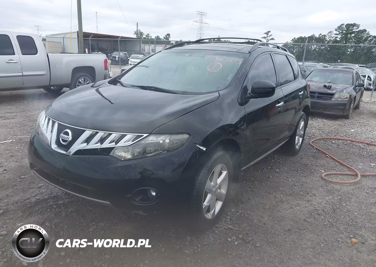 2010 Nissan Murano Sl VIN:JN8AZ1MU2AW007788 - 2