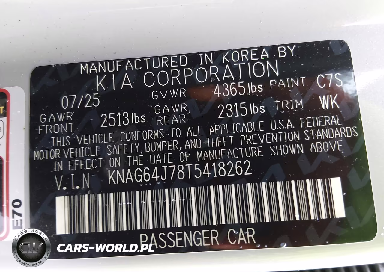 2026 Kia K5 Gt-Line Fwd VIN:KNAG64J78T5418262 - 9