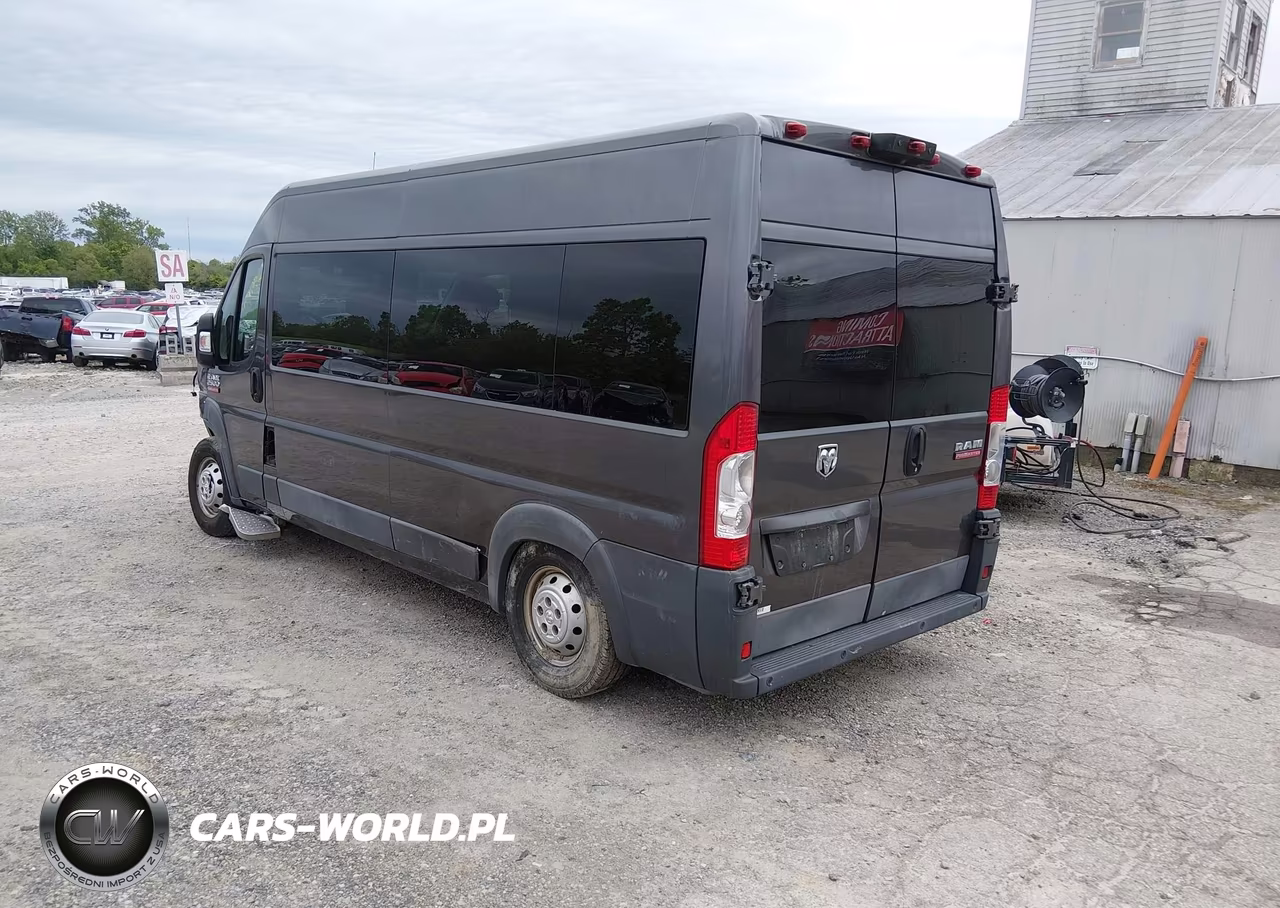 2015 Ram Promaster 2500 Window Van High Roof VIN:3C6TRVPG9FE512706 - 3