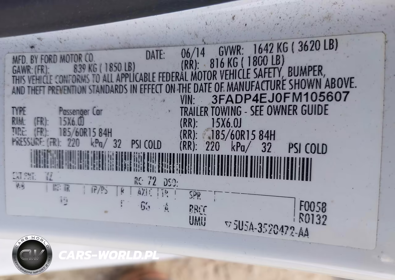 2015 Ford Fiesta Se VIN:3FADP4EJ0FM105607 - 9
