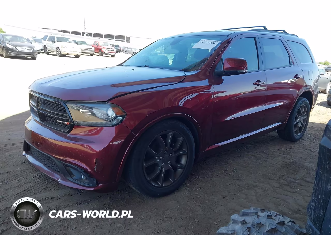 2017 Dodge Durango Gt Rwd VIN:1C4RDHDG1HC827162 - 2