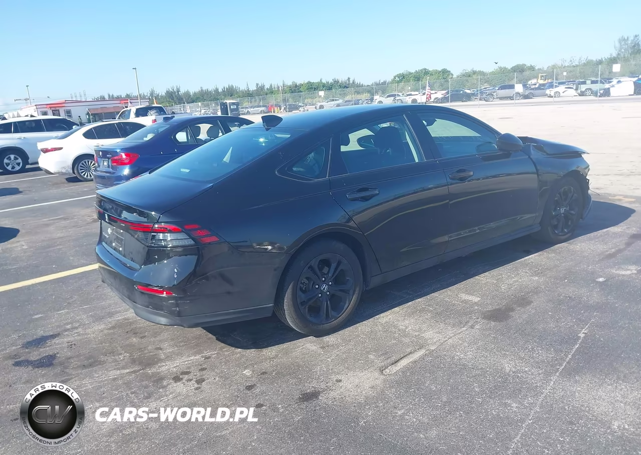 2025 Honda Accord Se VIN:1HGCY1F40SA016512 - 4