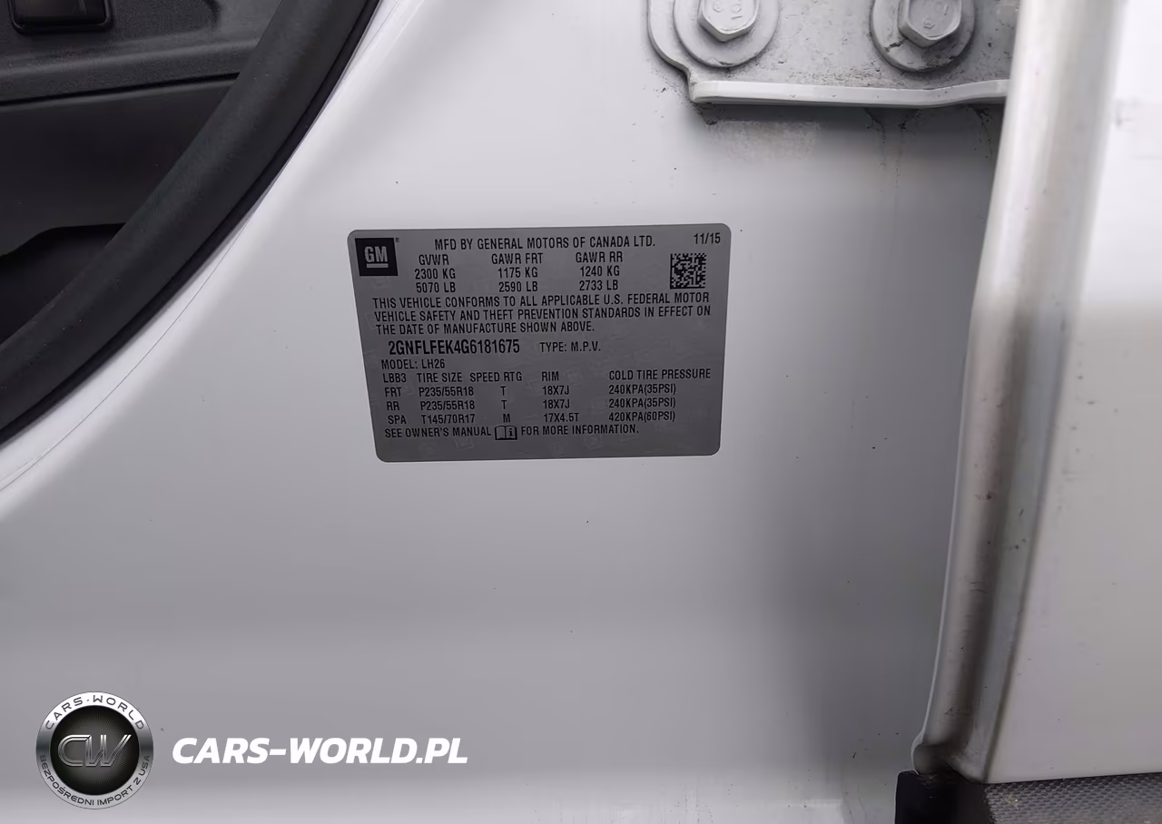 2016 Chevrolet Equinox Lt VIN:2GNFLFEK4G6181675 - 9