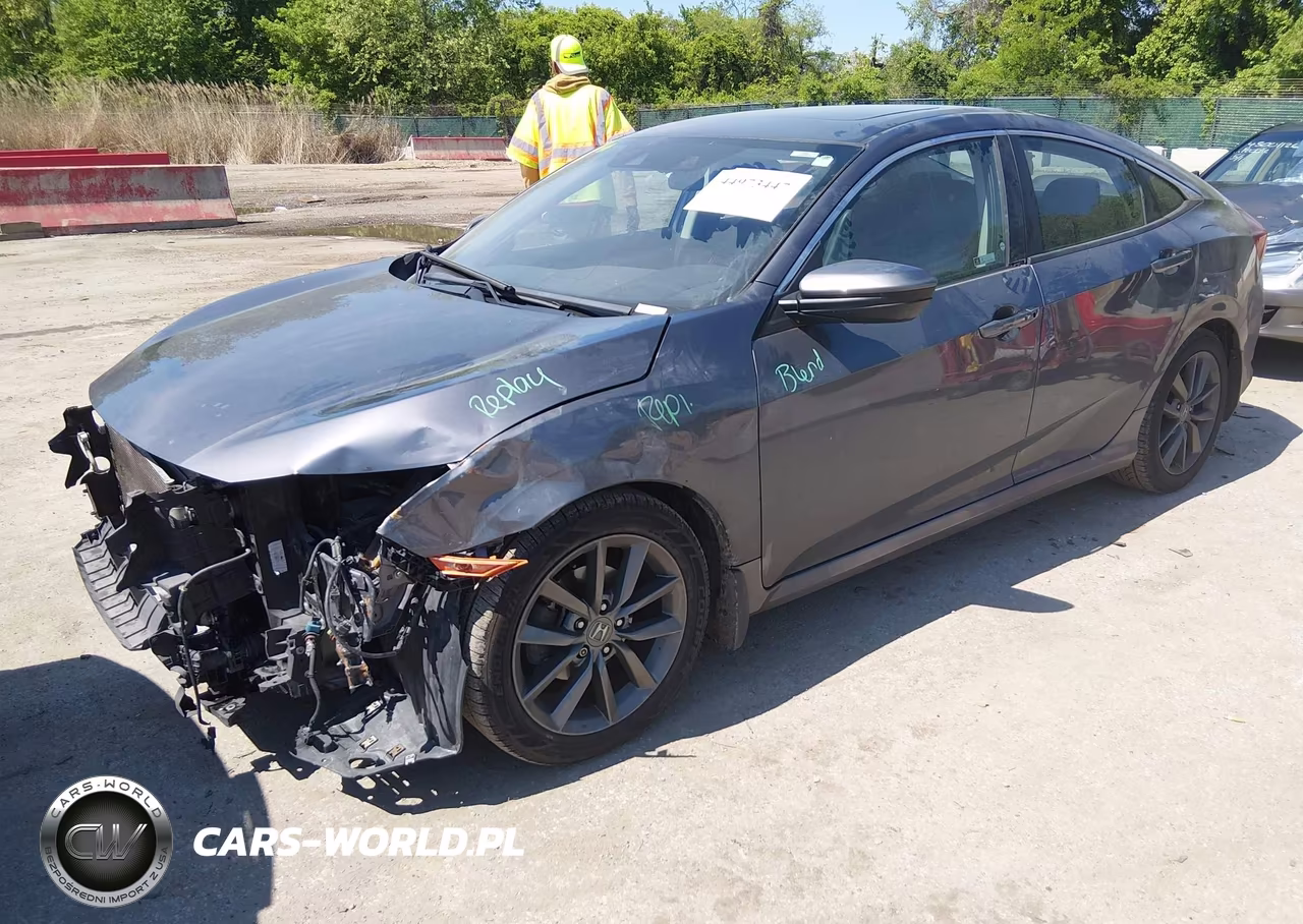 2019 Honda Civic Ex VIN:2HGFC1F38KH651272 - 2