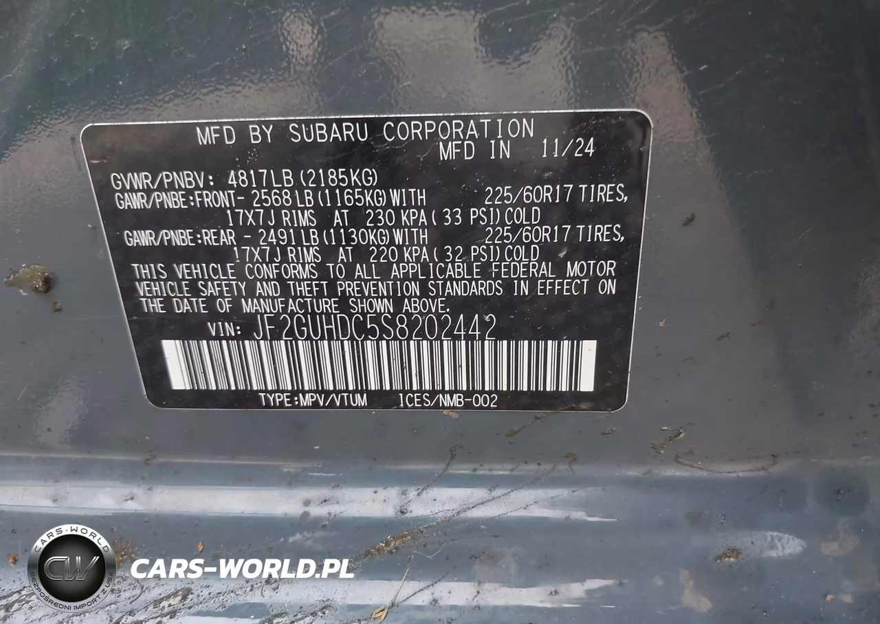 2025 Subaru Crosstrek Premium VIN:JF2GUHDC5S8202442 - 9