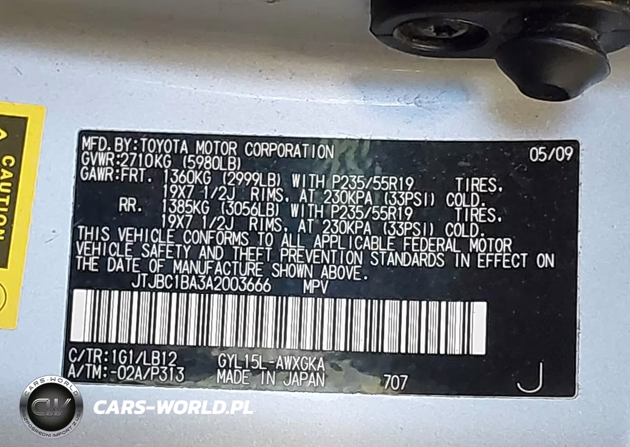 2010 Lexus Rx 450H VIN:JTJBC1BA3A2003666 - 9