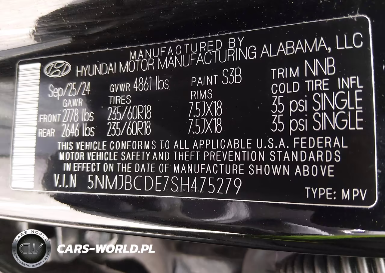 2025 Hyundai Tucson Sel VIN:5NMJBCDE7SH475279 - 9